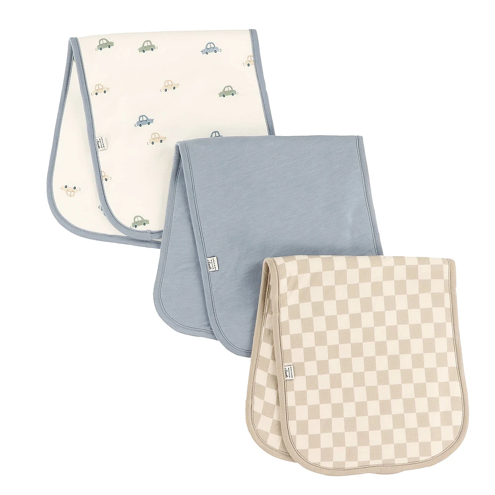 Burp Cloth 3-pack - Plaid
