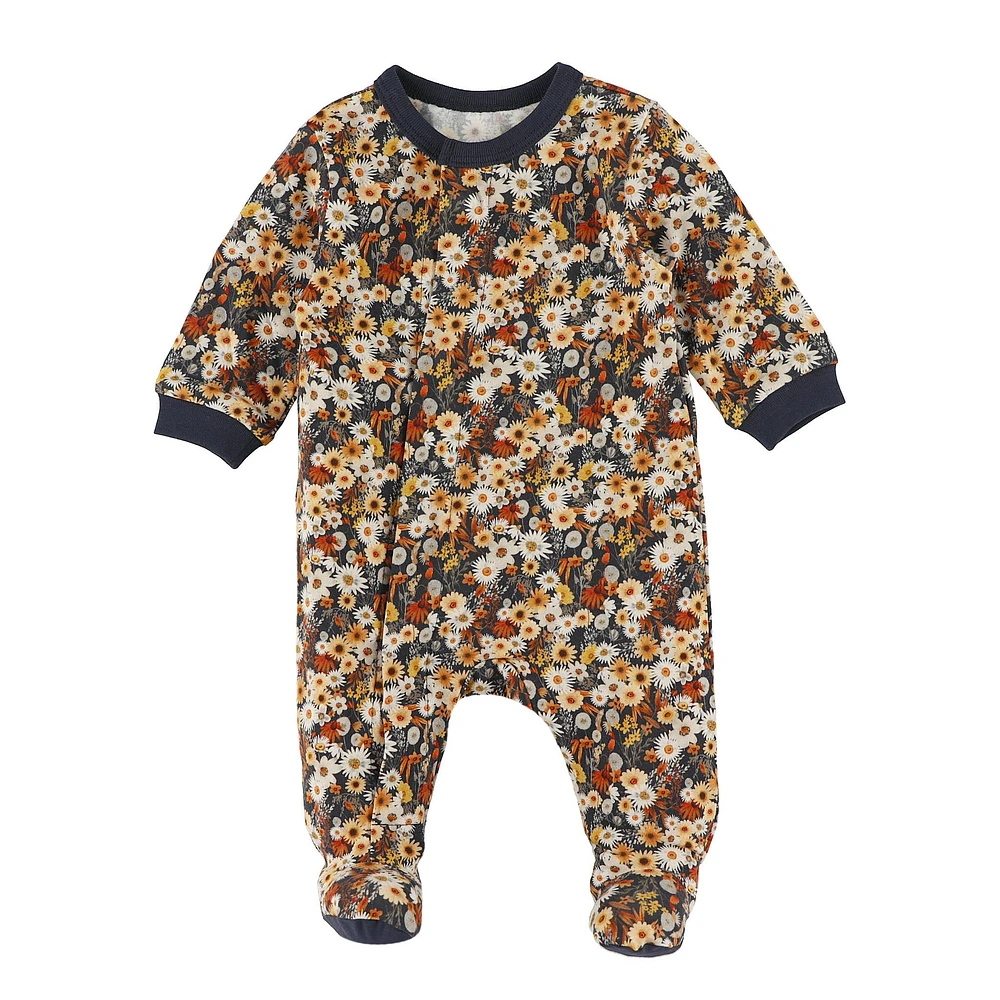 Flowers Magnetic Pajamas Premature-12m