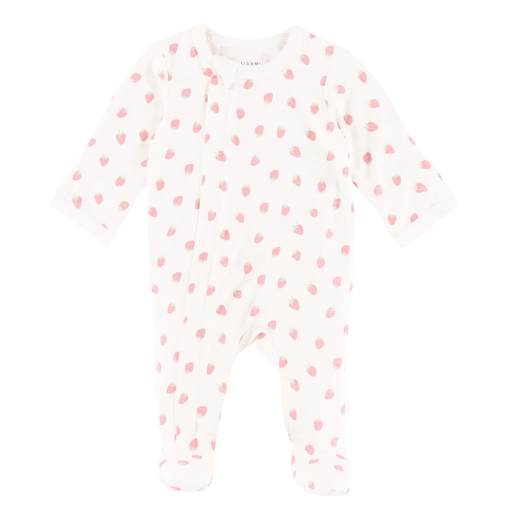 Strawberries Pajamas 1-18m