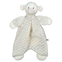 Bahbah the Lamb Baby Lovey with Organic Natural Rubber Teether