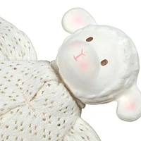 Bahbah the Lamb Baby Lovey with Organic Natural Rubber Teether