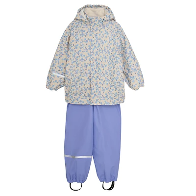 Ensemble Extérieur en PU Fleurs Bretelle 2-4ans