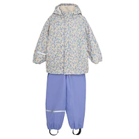 Flower AOP Rainwear Set 5-10y