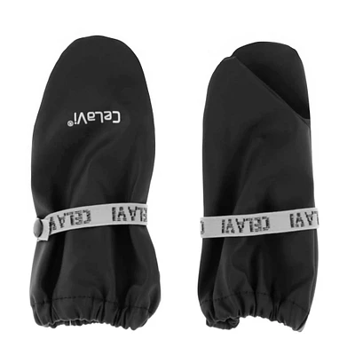 Black Pu Mittens 0-10