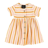 Robe Rayée Mousseline 3-24mois