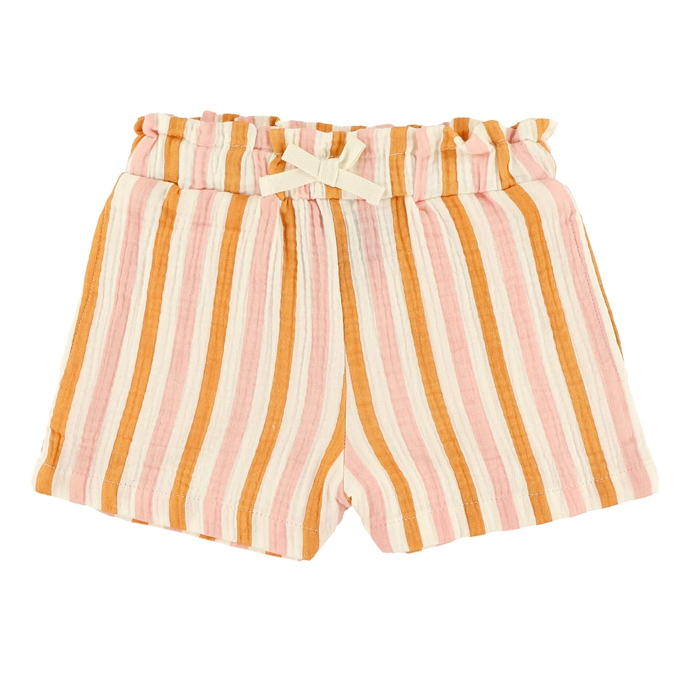 Short Mousseline Rayée 2-8ans