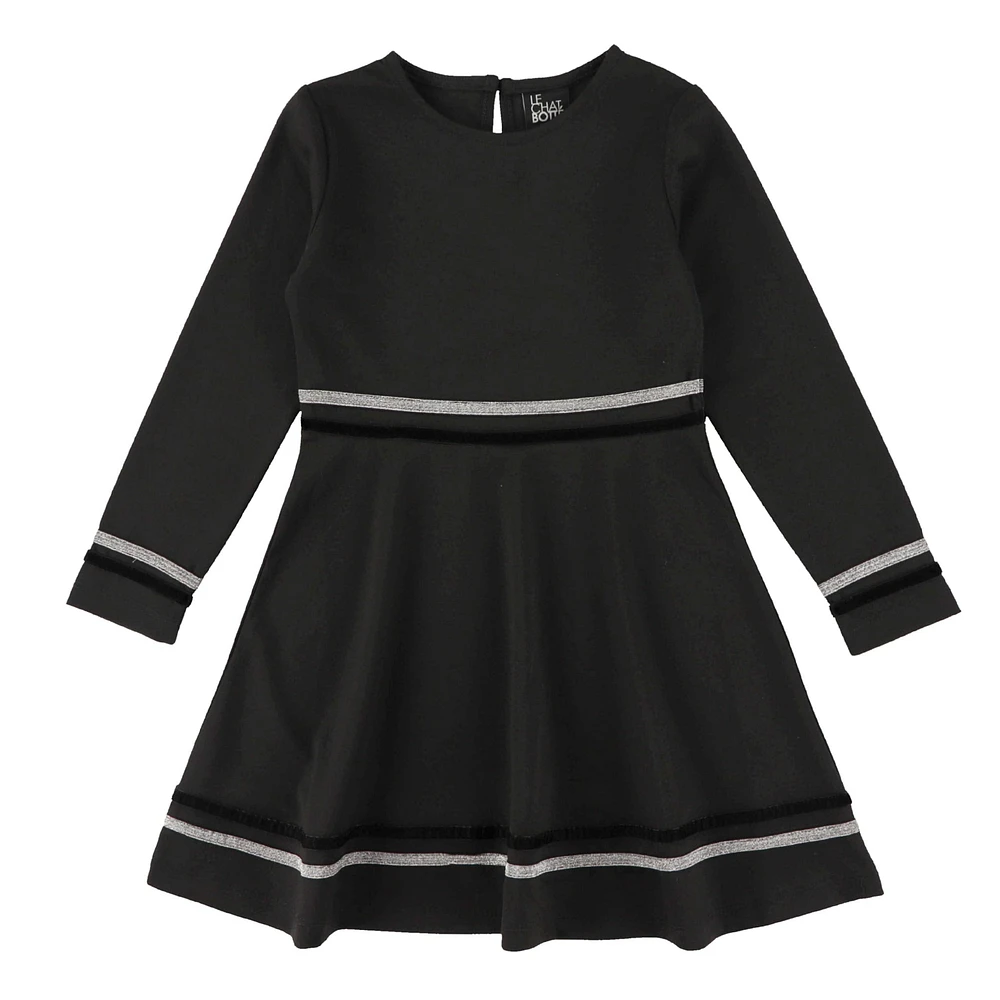Robe Mélodie Noire 2-8ans