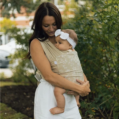 Snug Baby Wrap In Mint Fiber - Sand