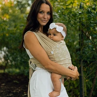 Snug Baby Wrap In Mint Fiber - Sand