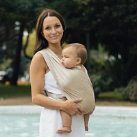 Snug Baby Wrap In Mint Fiber - Sand