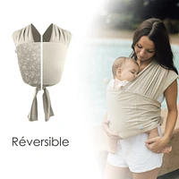 Snug Baby Wrap In Mint Fiber - Sand