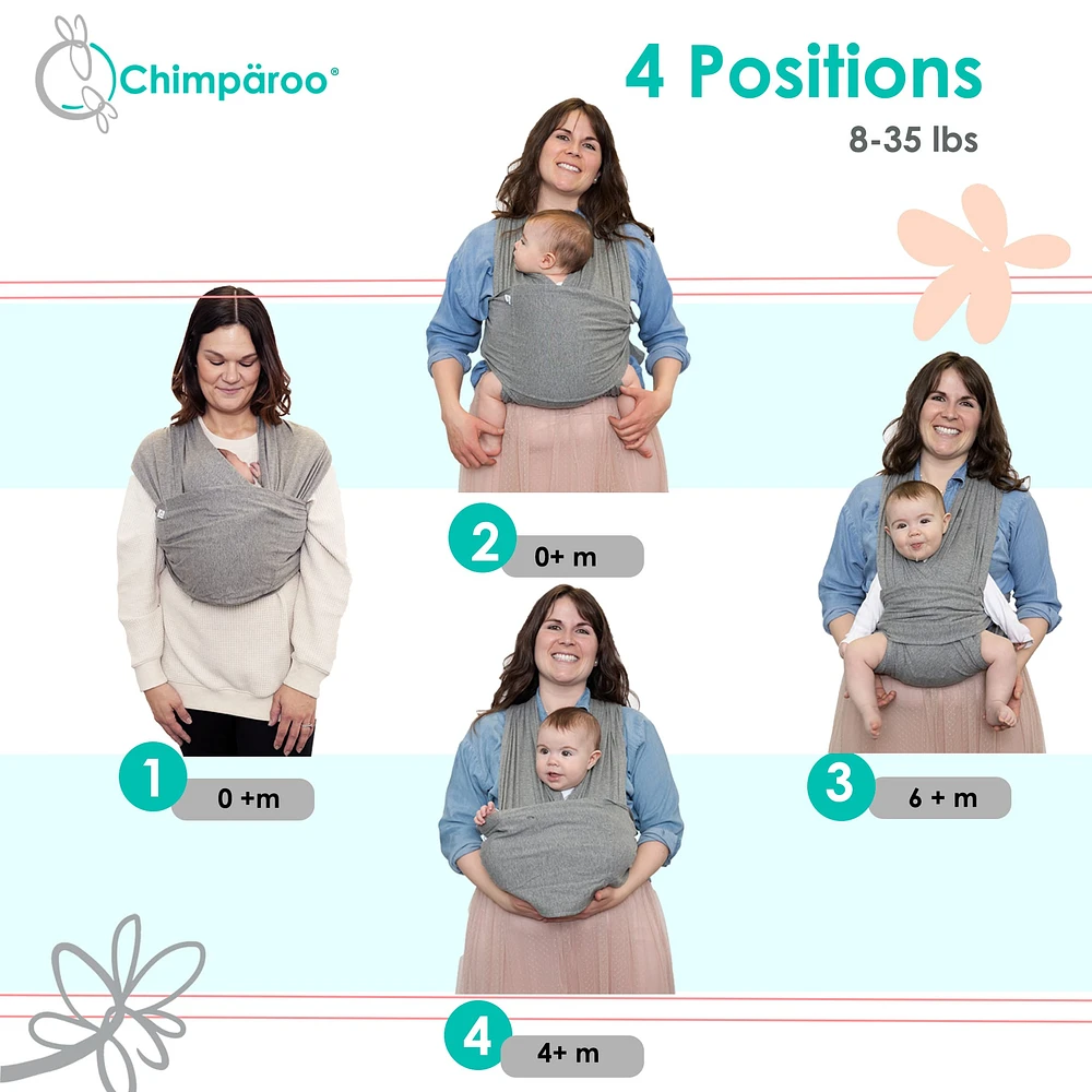 Snug Baby Wrap In Mint Fiber - Sand