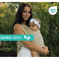 Snug Baby Wrap In Mint Fiber - Sand