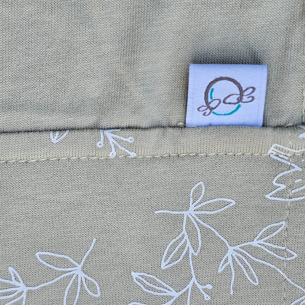 Snug Baby Wrap In Mint Fiber - Sand