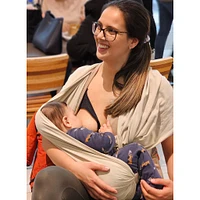Snug Baby Wrap In Mint Fiber - Sand