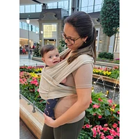 Snug Baby Wrap In Mint Fiber - Sand