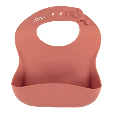 Silicone Bib - Brick