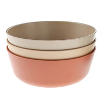 Bol en Bambou Paquet de 3 - Fog/Rye/Brick