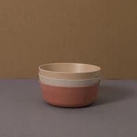 Bol en Bambou Paquet de 3 - Fog/Rye/Brick