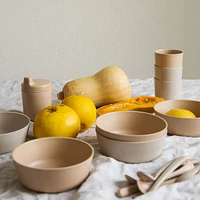 Bol en Bambou Paquet de 3 - Fog/Rye/Brick