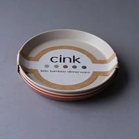 Bamboo Plates 3-pack - Fog/Rye/Brick