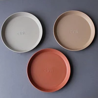 Bamboo Plates 3-pack - Fog/Rye/Brick