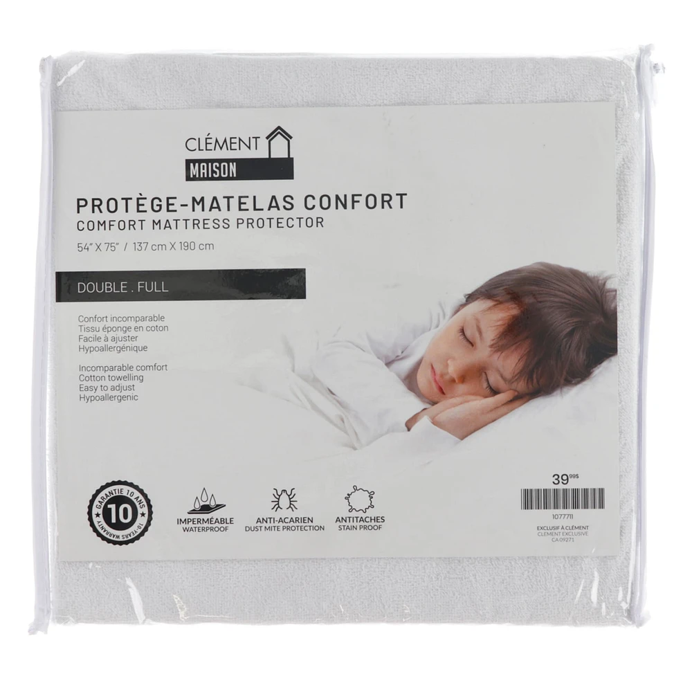 Protège-Matelas Lit Double Imperméable