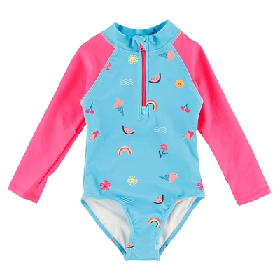 Rainbow UV Swimsuit 2-12y