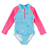 Rainbow UV Swimsuit 2-12y