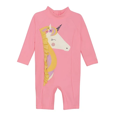 Unicorn UV Swimsuit 9-12m