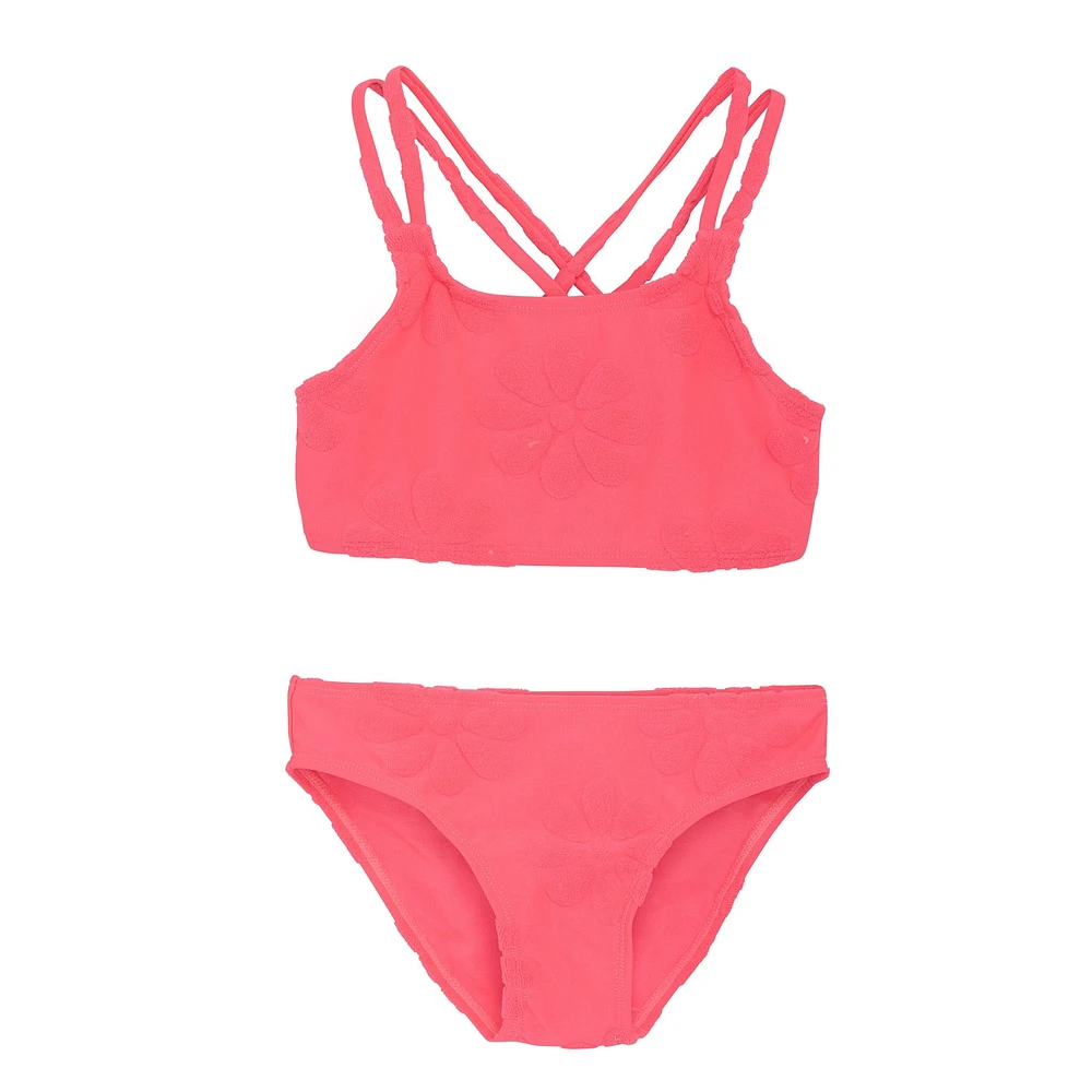Solid Structure UV Bikini 4-12y
