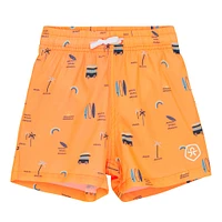 Short Maillot Imprimé Plage 2-14ans