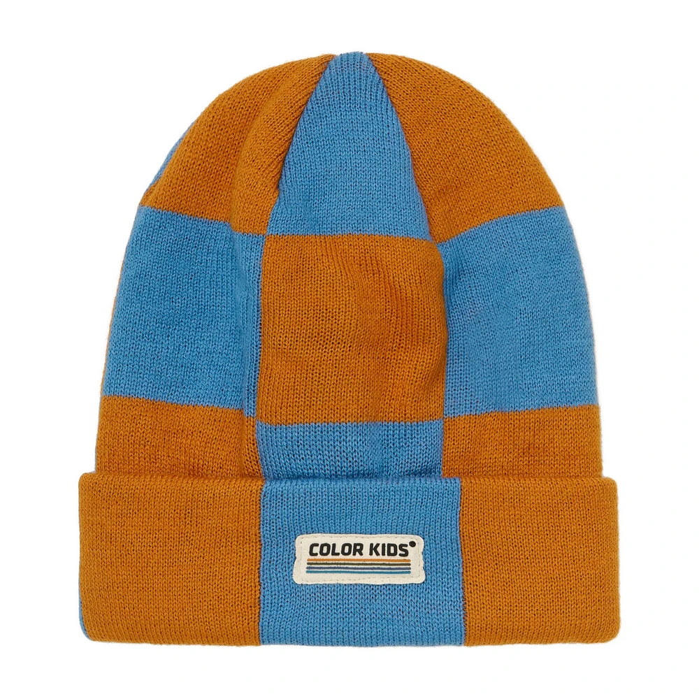 Checkered Beanie 2-7y