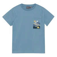 Pocket Print T-shirt 2-12y