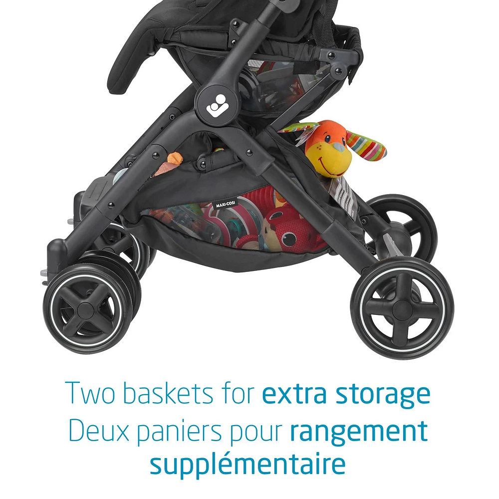 Lara Ultracompact Stroller - Essential Black