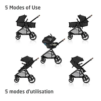 Système de Voyage Zelia Luxe 5 en 1