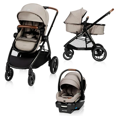 Zelia Luxe 5-in-1 Modular Travel System - New Hope Tan
