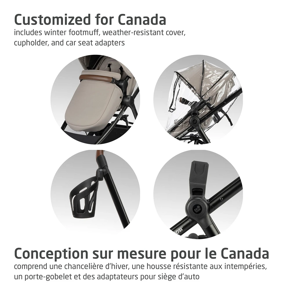 Zelia Luxe 5-in-1 Modular Travel System - New Hope Tan