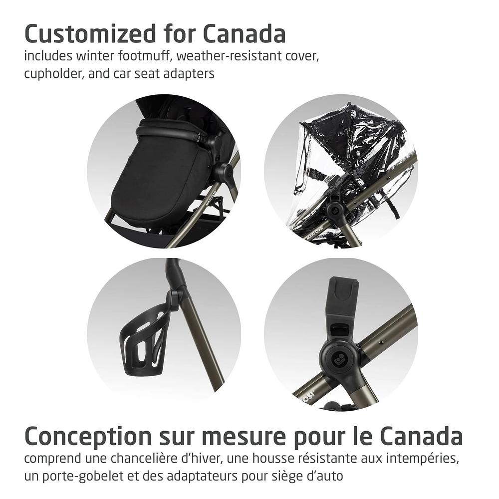 Système de Voyage Zelia Luxe 5 en 1 - New Hope Black