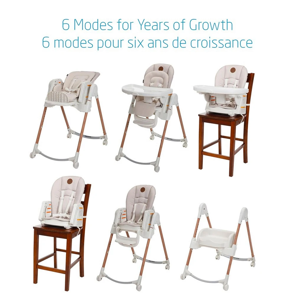 Chaise Haute Minla 6-en-1 - Sand Horizon