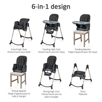 Minla 6-in-1  High Chair - Beyond Graphite