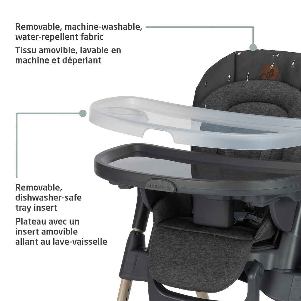 Minla 6-in-1  High Chair - Beyond Graphite