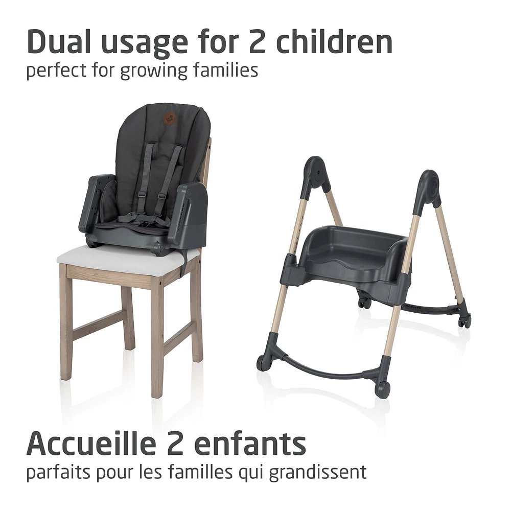Minla 6-in-1  High Chair - Beyond Graphite