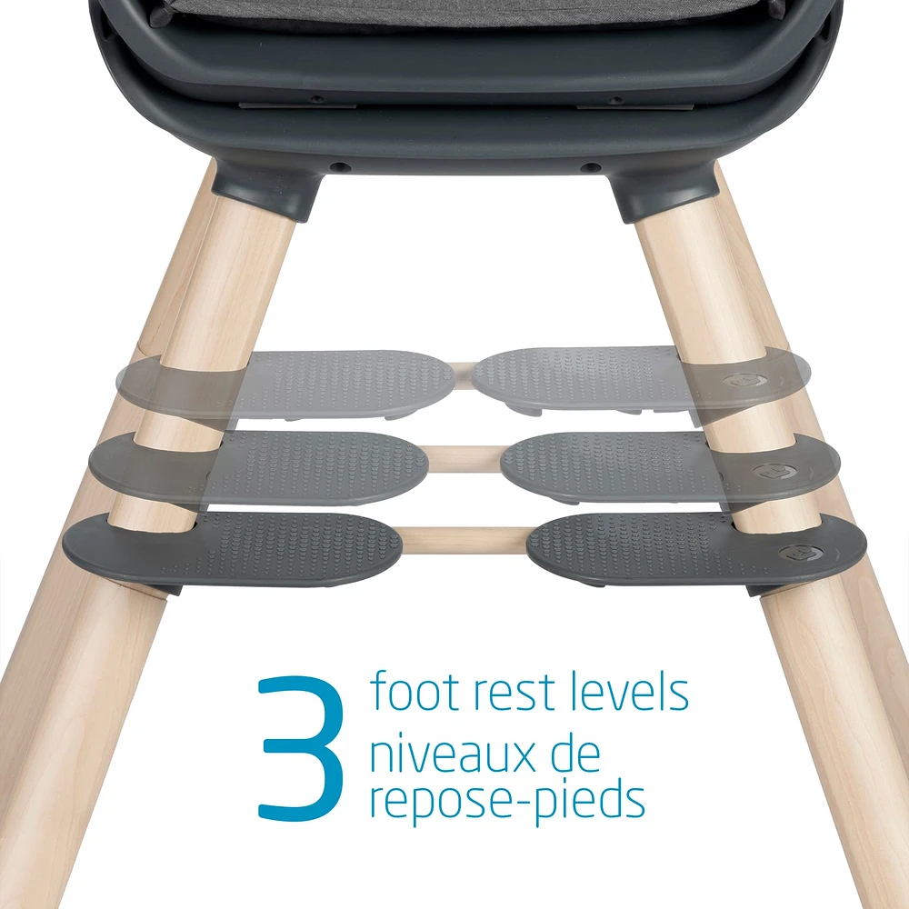 Moa 8-in-1 High Chair - Beyond Graphite
