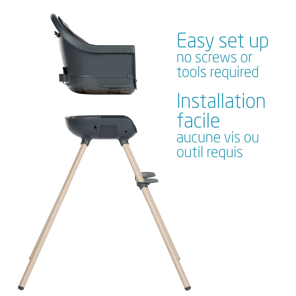 Moa 8-in-1 High Chair - Beyond Graphite