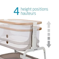 Iora Maxi-Cosi Bedside Bassinet - Sand Horizon