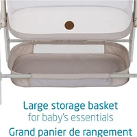 Iora Maxi-Cosi Bedside Bassinet - Sand Horizon