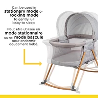 Rocking Bassinet Amherst - Grey
