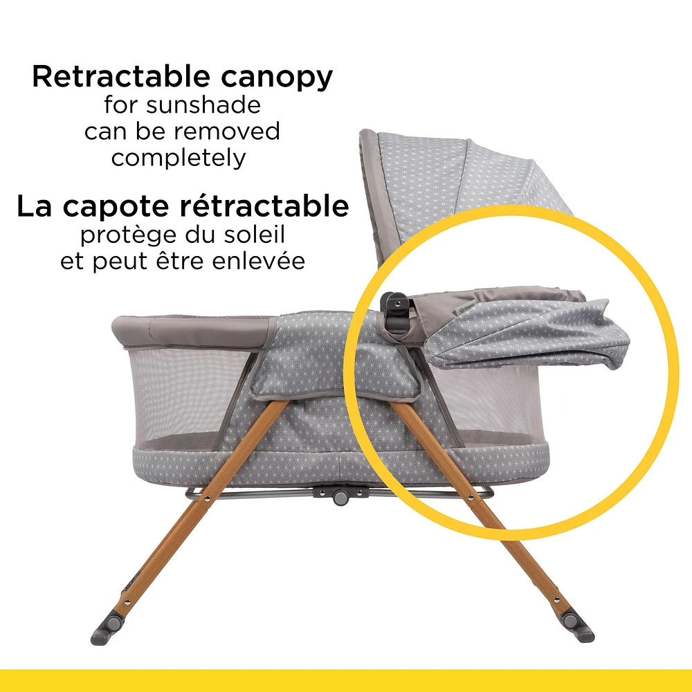 Rocking Bassinet Amherst - Grey