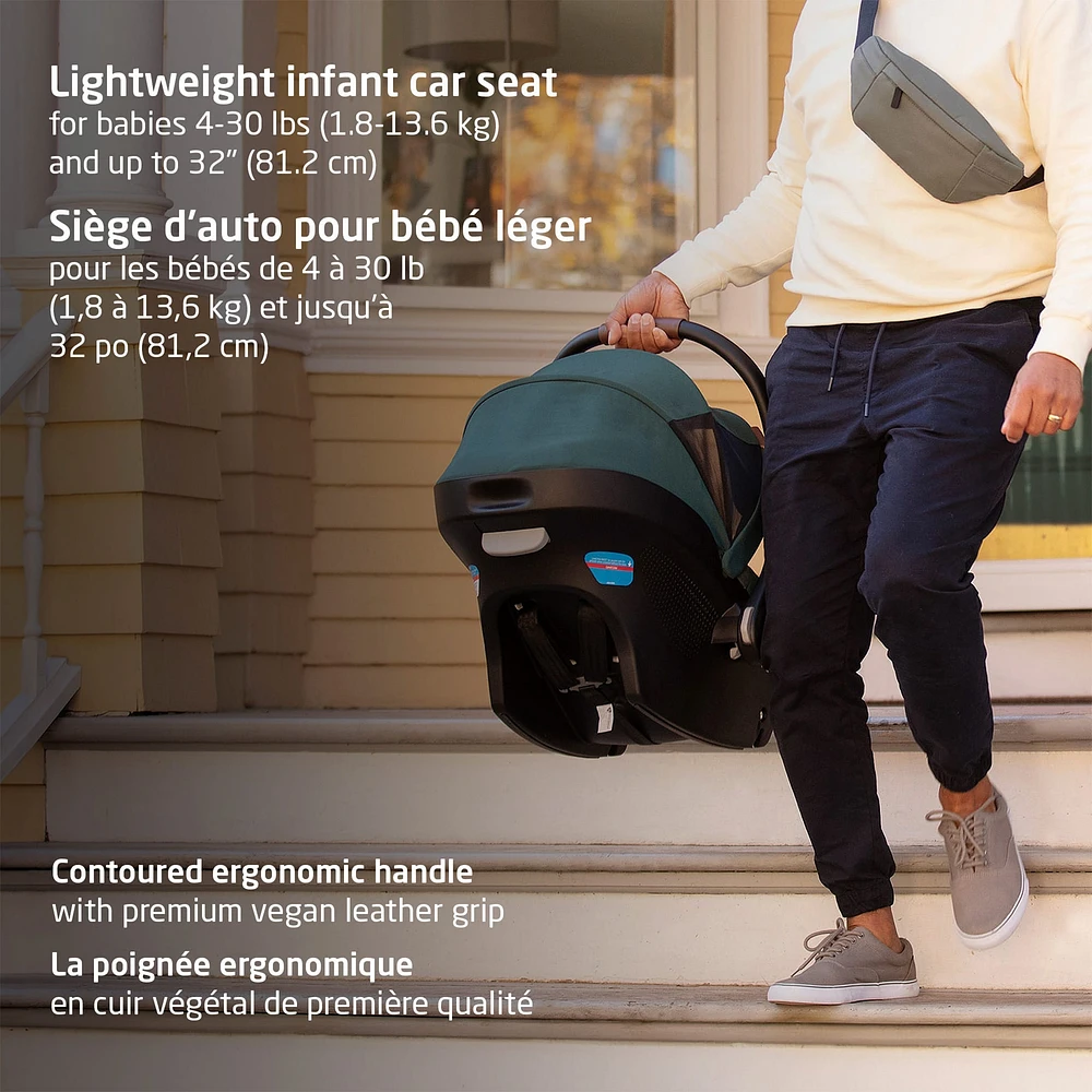 Mico Luxe+ Car Seat - Twillic Black